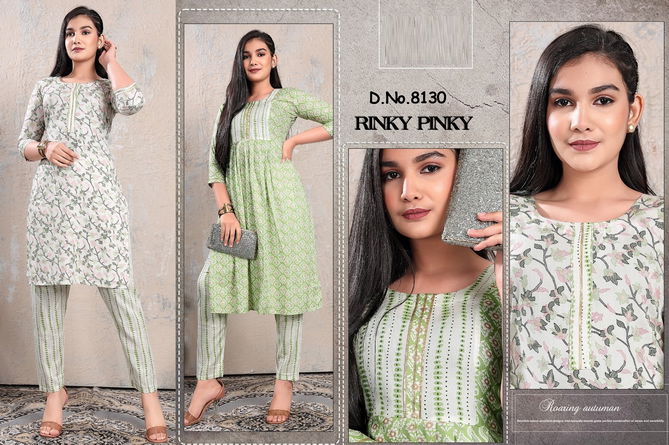 Rinky Pinky 8130 Kurti With Bottom Catalog
